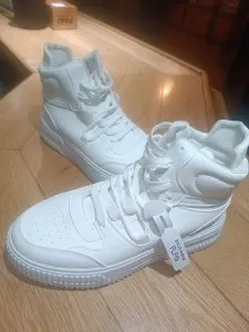 Zapatillas Urbanas Blancas de Caña Alta - foto 5