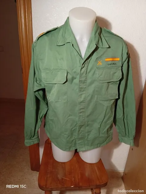 UNIFORME DE LA LEGION - CAMISOLA SARGA MANGA LARGA CON BORDADOS 2N