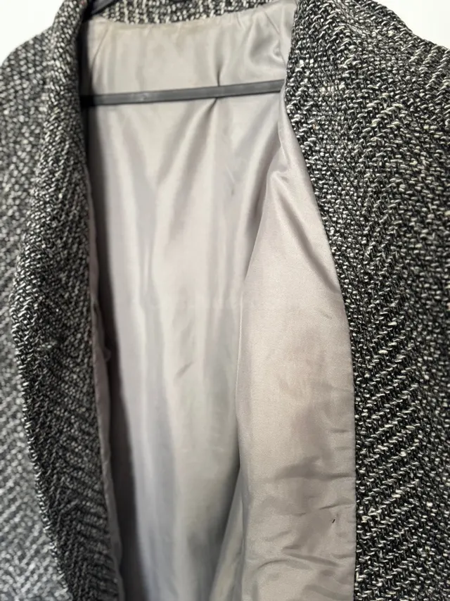 Abrigo Tweed Elegante Doble Botonadura - foto 5