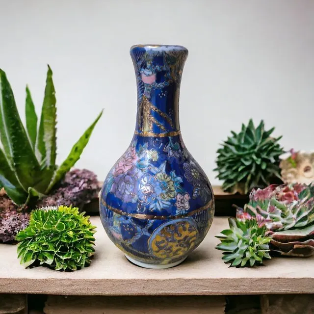 Jarrón Porcelana China Pintado a Mano - foto 4