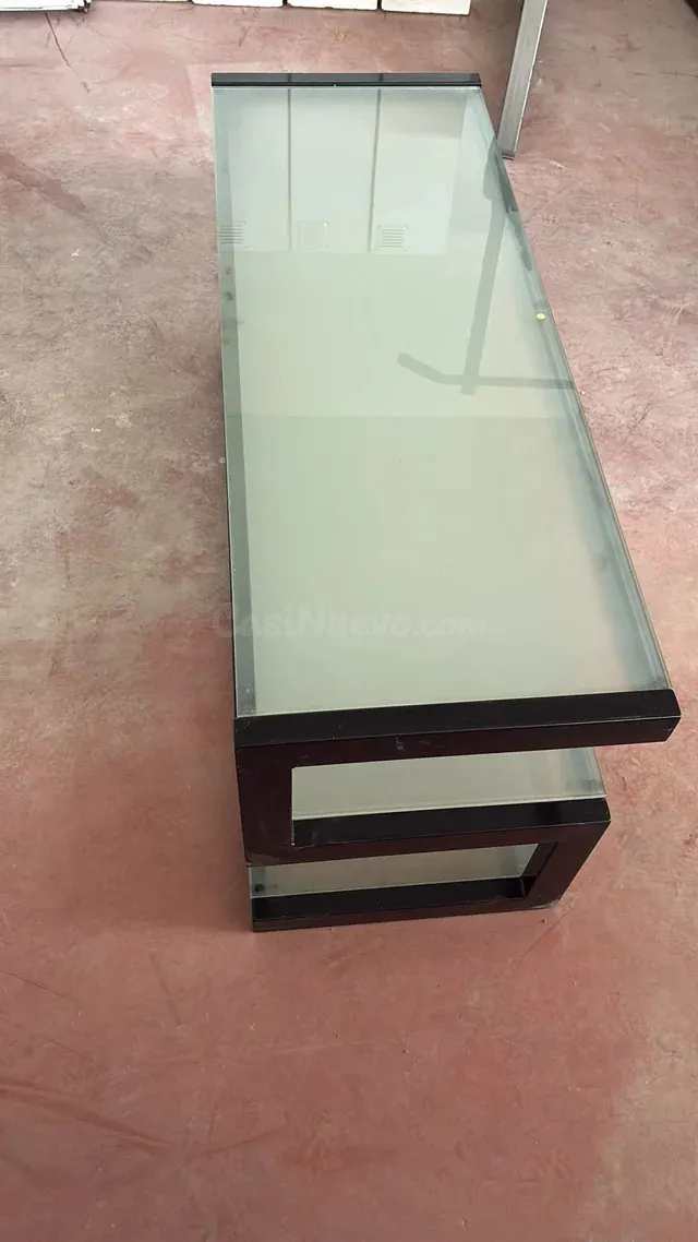 Mueble auxiliar hierro y cristal - foto 4
