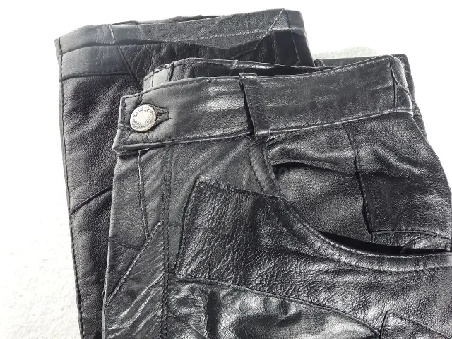 Pantalón de cuero ensamblado unisex: Made in Spain - 69 € - foto 5