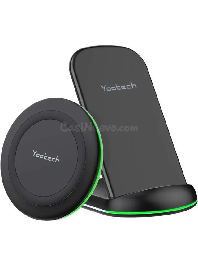 Pack 2 Cargadores Yootech Inalámbricos