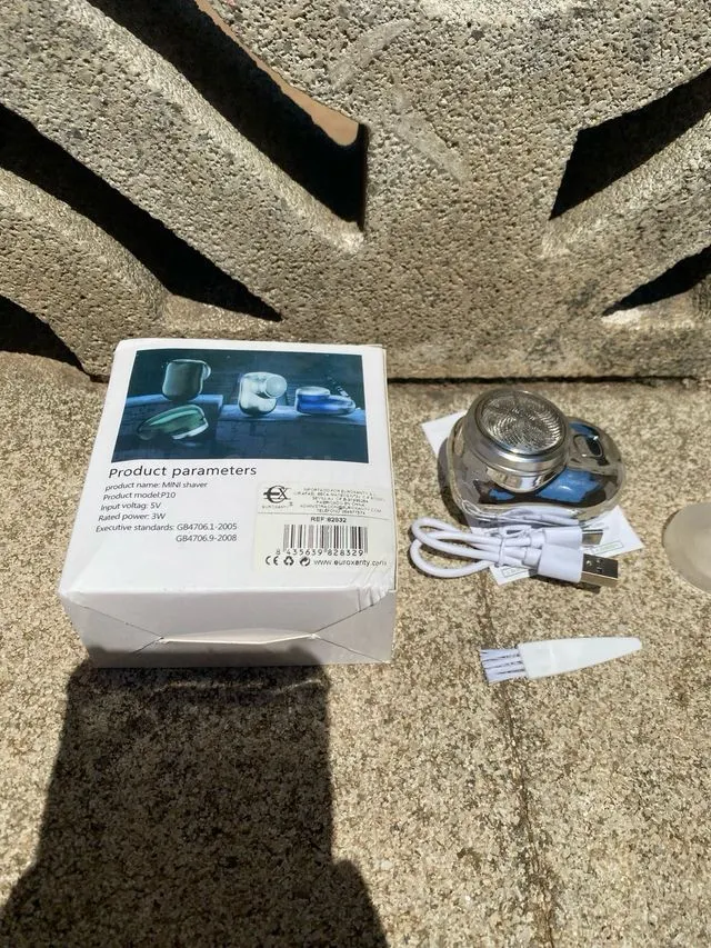 Afeitadora portátil recargable mini – Ideal para viajes, Mal - foto 3