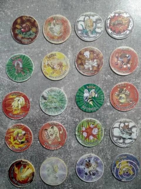 20 Tazos Pokémon Attack 20/45
