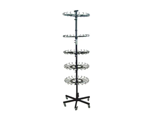 Estantería modular de botellas plateada 180x50x40 cm - foto 2