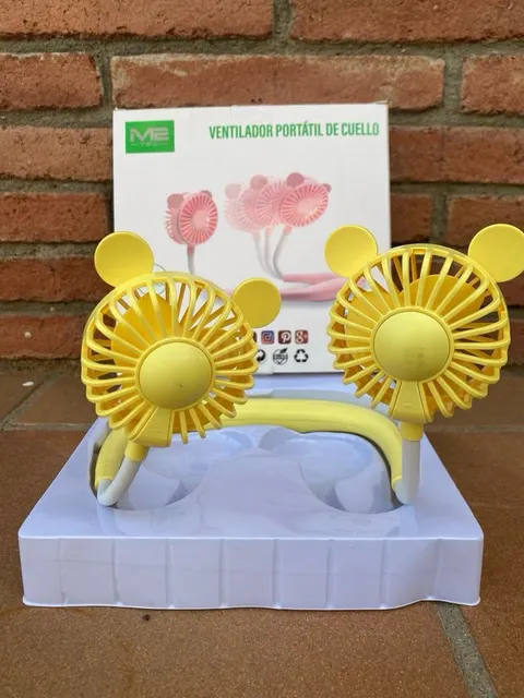 Ventilador portátil para cuello – Ligero y con luces LED – Malgrat de Mar