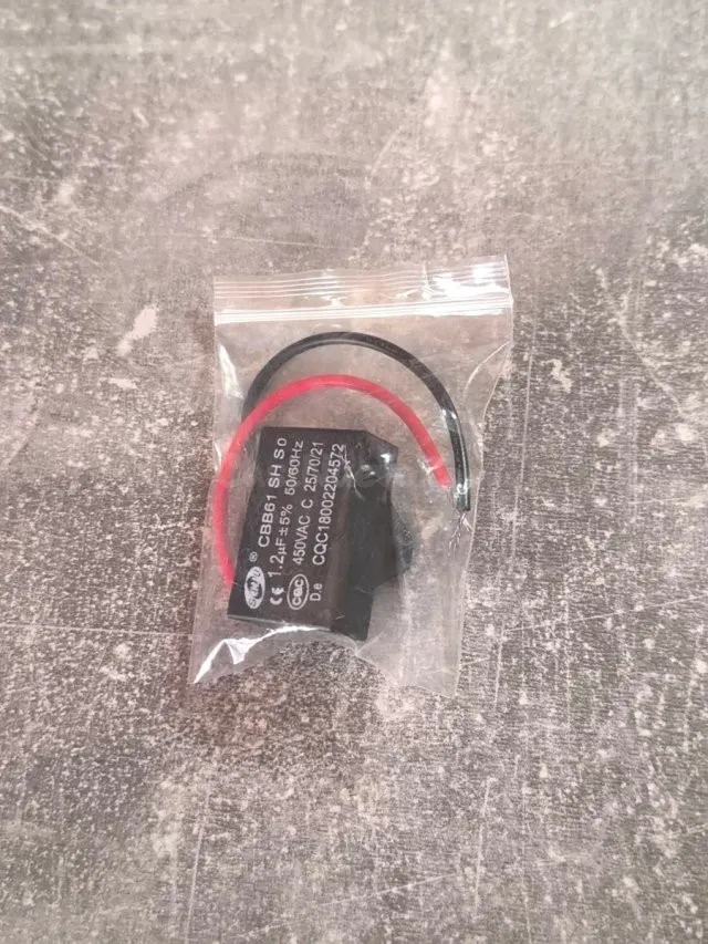 Condensador eléctrico CBB61 1.2uF 450V para motores Castelse - foto 3