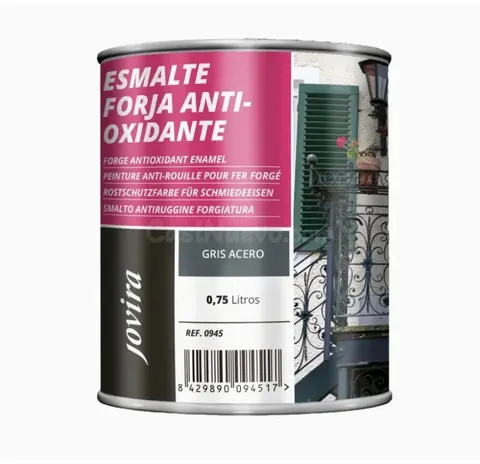 Esmalte Forja Antioxidante Gris Acero 0,75L
