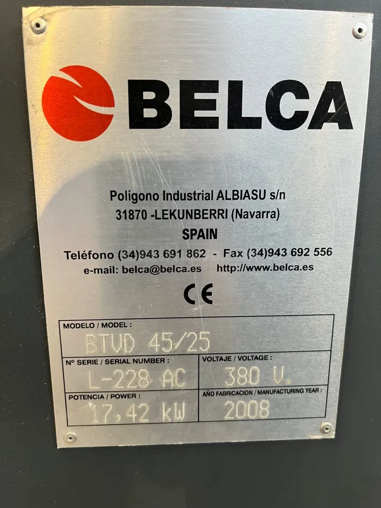 Máquina Industrial BELCA BTVD 45/25