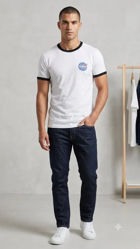 Camiseta NASA Manga Corta Unisex Gijón
