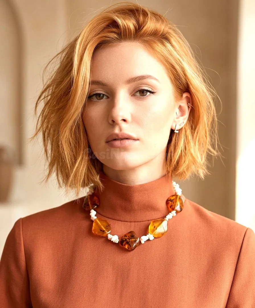 Collar resina y conchas marinas