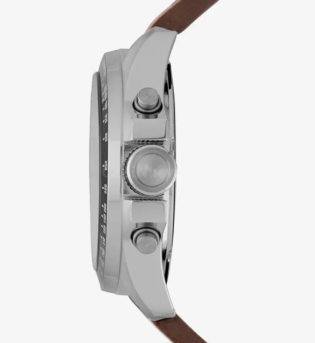 Elegante Reloj Fossil de Acero con Correa de Piel - foto 5