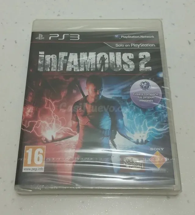 INFAMOUS 2 PS3, PRECINTADO