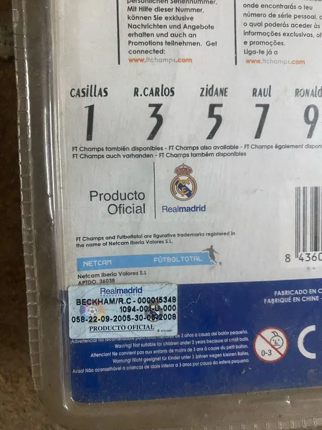 Figuras oficiales del Real Madrid – Colección FTCHAMPS – Mal - foto 4