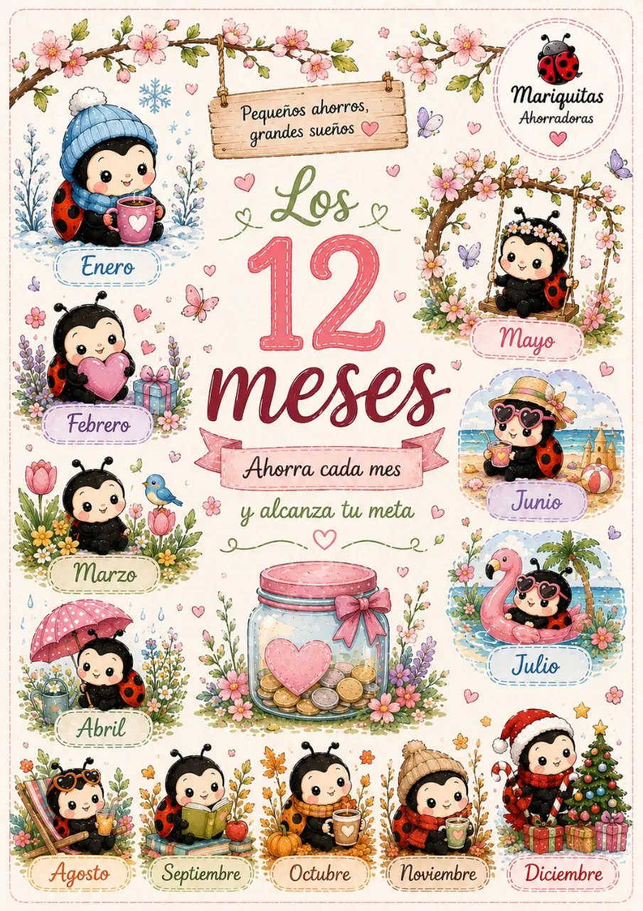 Mariquitas Ahorradoras Calendario 2023