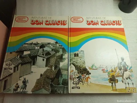 AVENTURAS DE DON QUIJOTE, CERVANTES, GRANDES OBRAS ILUSTRADAS, EDAF, 1984, MADRID, OBRA COMPLETA