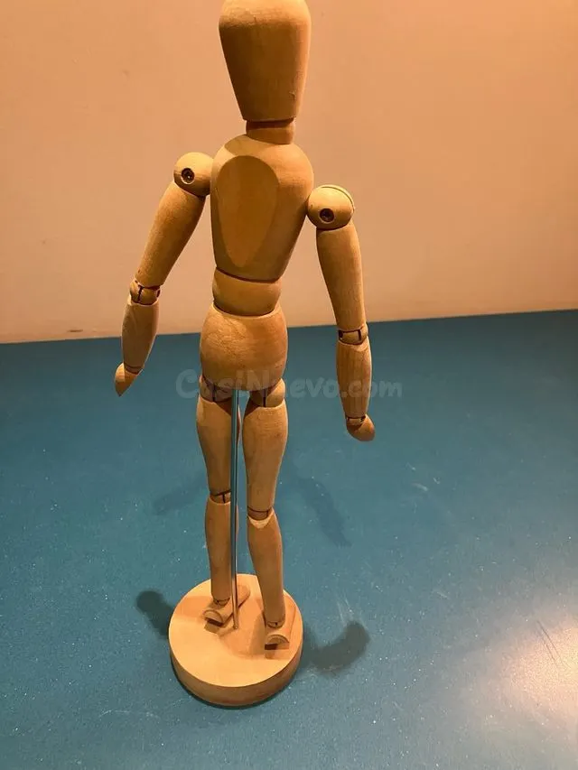 Maniquí de madera para bellas artes 32cm