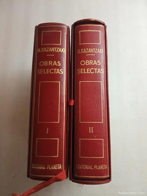 OBRAS SELECTAS KAZANTZAKI. TOMOS I Y II CON ESTUCHE