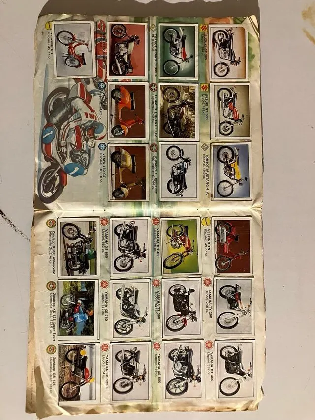 Álbum Moto 80 Cromos Completo - foto 5