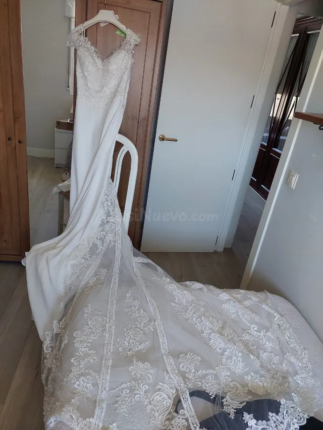 VESTIDO DE NOVIA NUEVO EN PERFECTO ESTADO, Valorado en 1690  - foto 4
