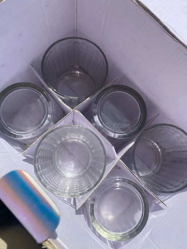 Juego de 9 vasos de cristal – Nuevo, entrega en Malgrat de M - foto 2