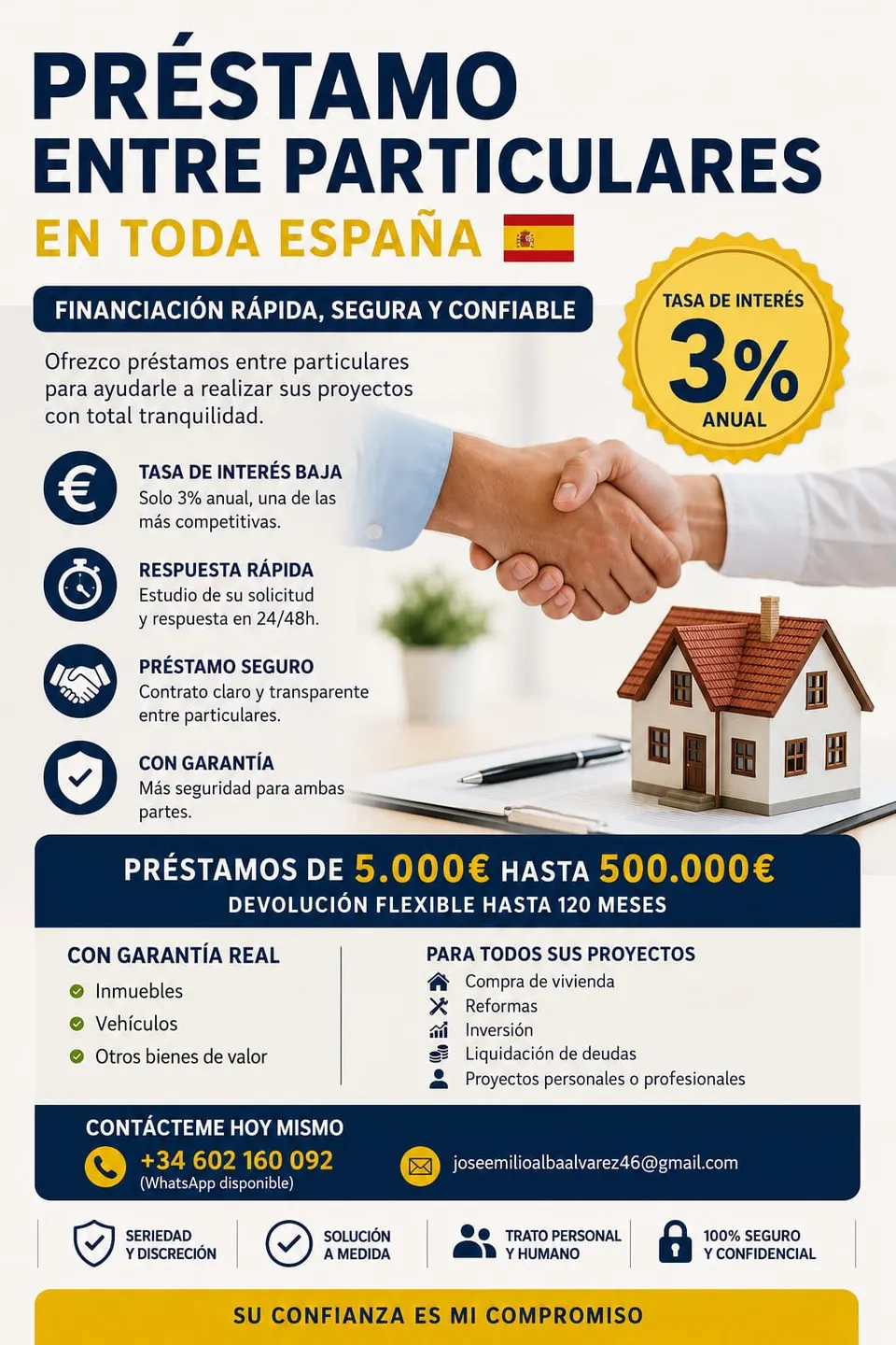 Servicio comercial rentable entre particulares