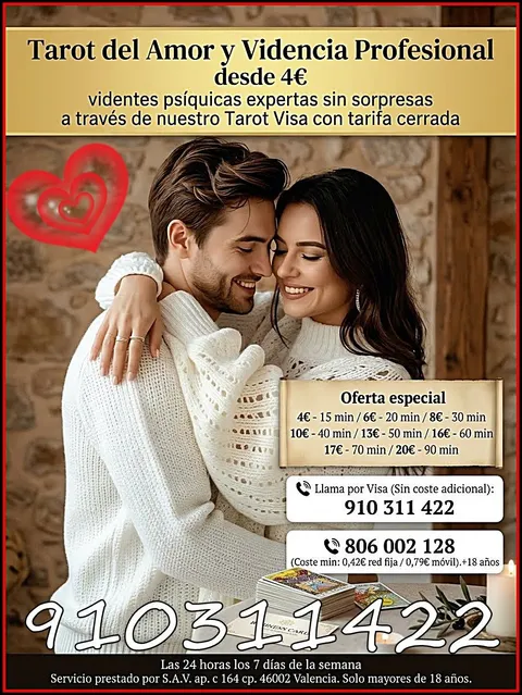 Tarot del Amor y Videncia Profesional Descubre si hay una tercera persona en tu relación.
