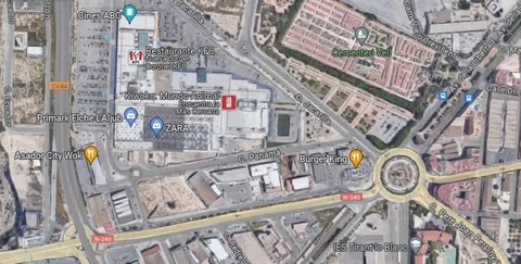 Estructura de nave industrial en Elche.