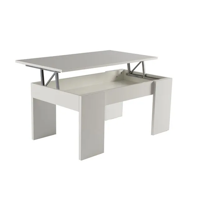 Mesa de centro blanca abatible nueva - foto 2