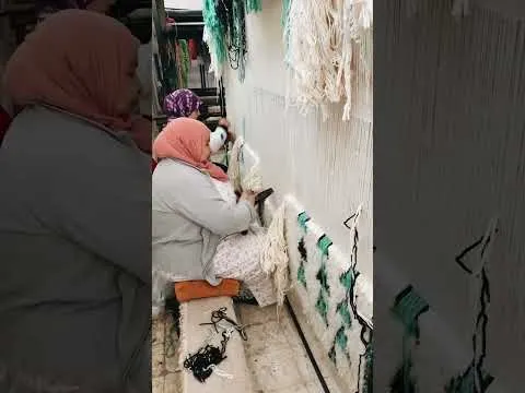 Alfombra bereber Azilal artesanal de lana natural – 260 × 196 cm