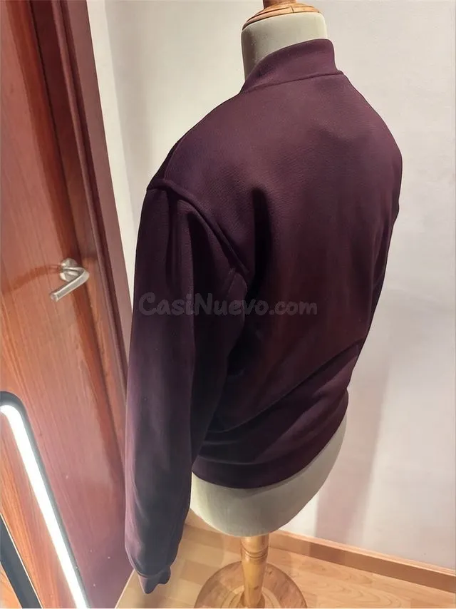 Chaqueta bomber burdeos talla M - foto 5