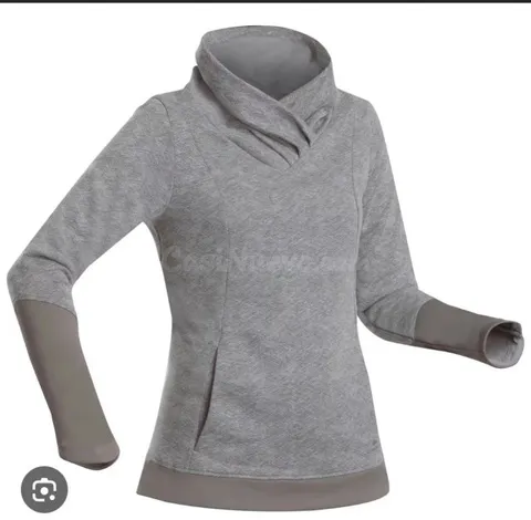 Sudadera polar gris talla M suave y cálida en Castelserás