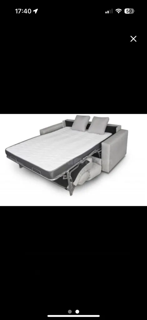 Sofá cama 3 plazas apertura italiana