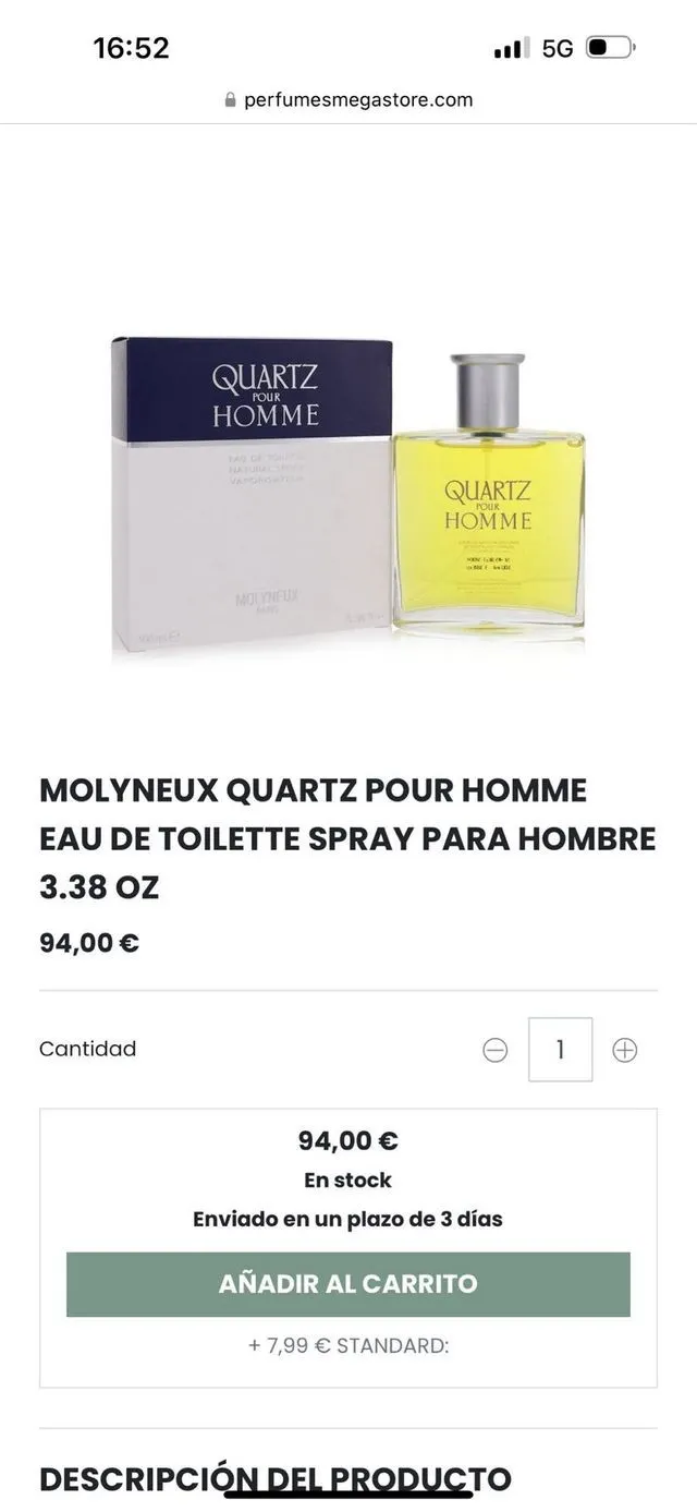 Quartz Pour Homme - foto 3