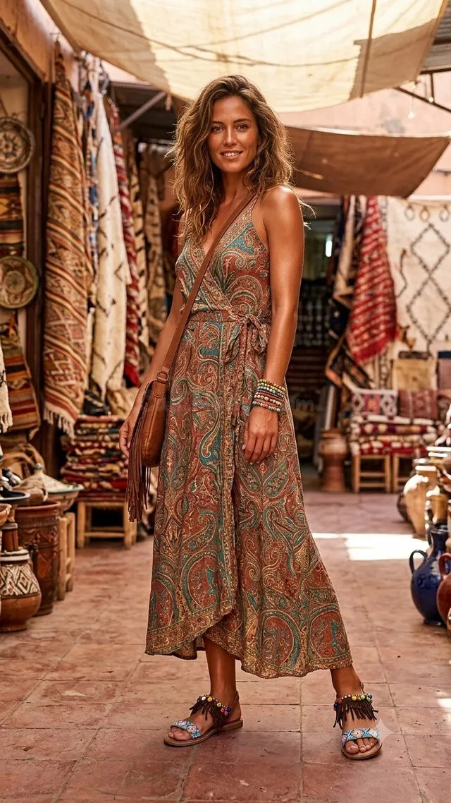 Sandalias mujer estilo boho con detalles originales en Gijón