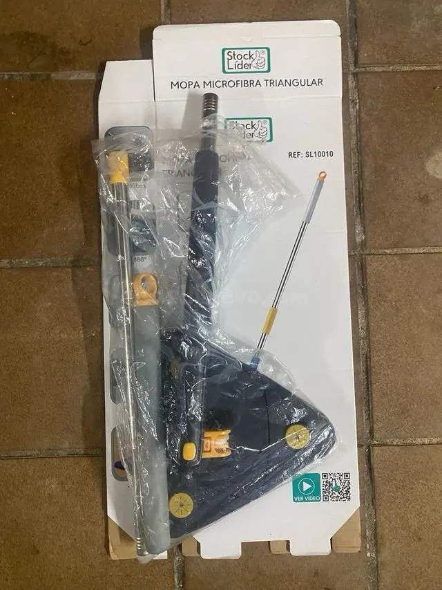 Mopa triangular de microfibra – ligera y ergonómica, Malgrat