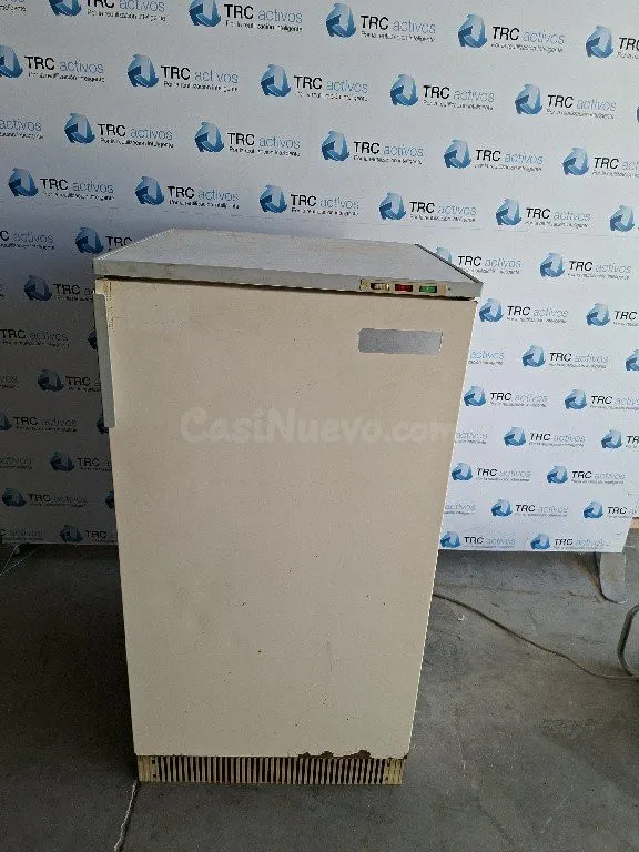 Congelador vertical blanco compacto en L’Aldea