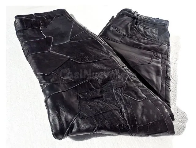 Pantalones de piel artesanales unisex - Diseño único Zaragoz - foto 5