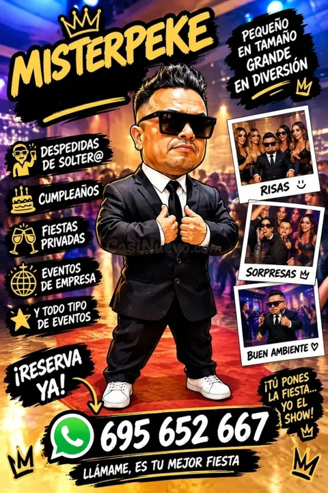 ENANO PARA CUMPLEAÑOS Y FIESTAS EN MADRID
