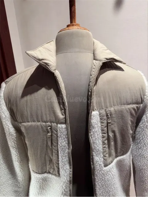 Chaqueta sherpa + nylon