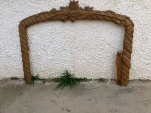 Cabecero tallado en madera a restaurar - foto 4