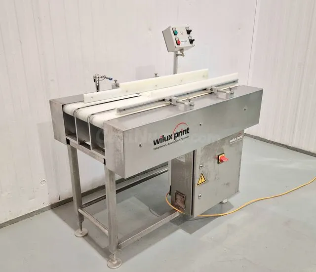Alineador de envases Wilux acero inoxidable - Ocasión Madrid
