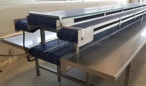 Mesas motorizadas acero inoxidable para industria alimentaria