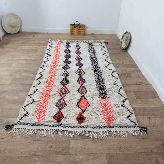Alfombra bereber marroquí Azilal artesanal – 267 × 145 cm - foto 2
