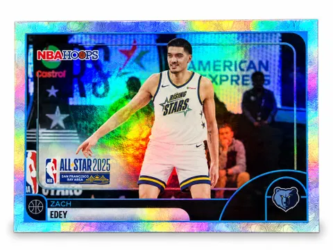 Tarjeta NBA Hoops Zach Edey Rising Stars