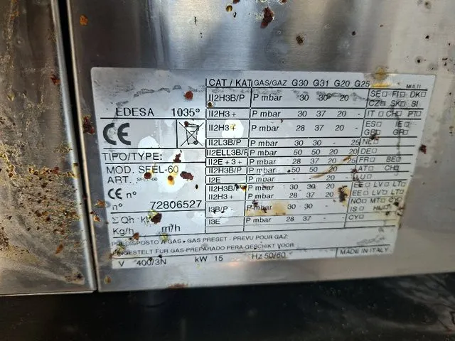 Freidora profesional EDESA SFEL60 para hostelería - L’Aldea - foto 4