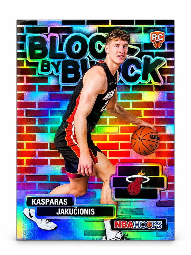 Cromo NBA Hoops Kasparas Jakucionis Miami Heat RC