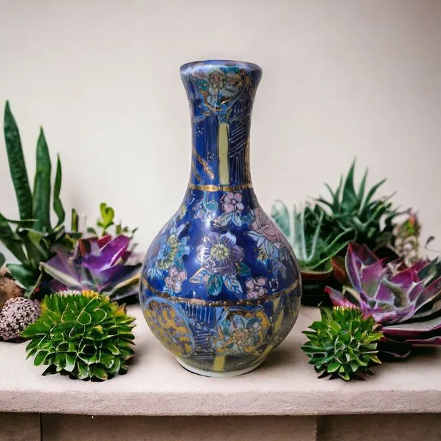 Jarrón Porcelana China Pintado a Mano - foto 2