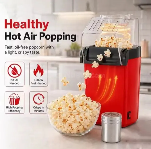 Máquina Eléctrica para Palomitas Caseras en Castelserás